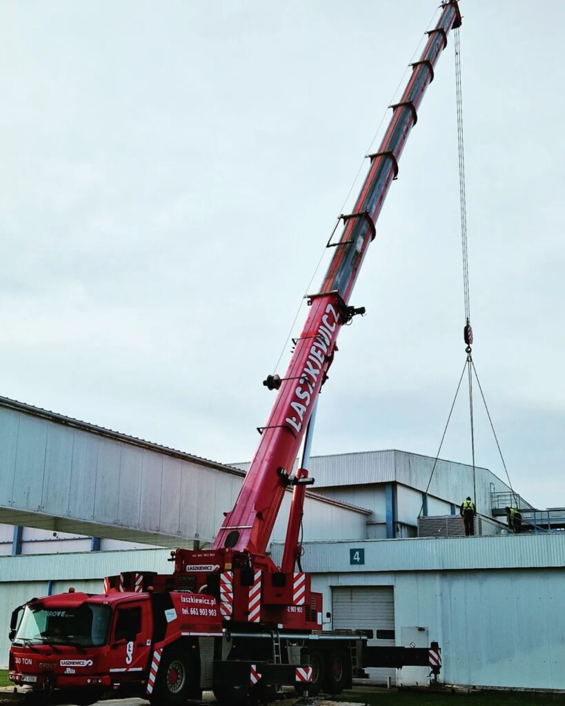wynajem dźwigów Poznań